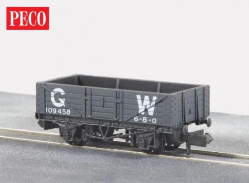 NR-40W Peco GWR 5 Plank Wagon
